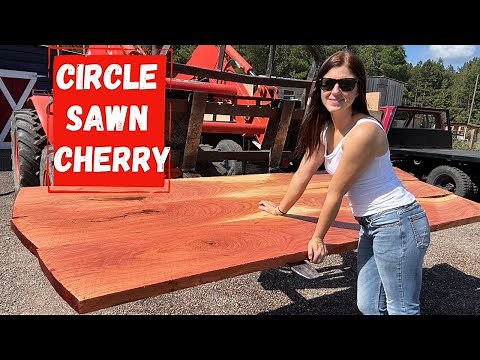 Milling Cherry the Old-Fashioned Way | Circle Sawmill at Work
