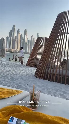 Bohemia By Five Dubai Emiratos árabe #dubaibeach #dubai🇦🇪 #bestplacedubai #bestbeachdubai #dubaibest #dubaitoday #dubaisongs