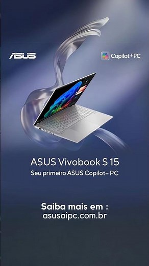 A bateria do ASUS Vivobook S 15 chega até 18 horas de duração 😱😱