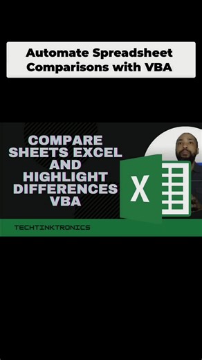 Comparing Excel sheets? This VBA code finds differences and pastes them side-by-side. Efficiently handles multiple sheets for accurate comparisons. Smash that Like, Share, and Subscribe! Visit us on TikTok, YouTube and Rumble! #ExcelVBA #SpreadsheetTips #ExcelAutomation #DataAnalysis #Programming #VBATutorial #ExcelHacks #TechTips