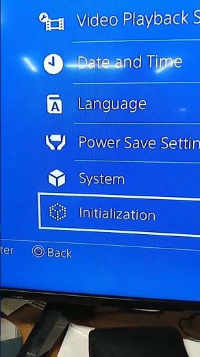 How to reset PS4 #playstation4