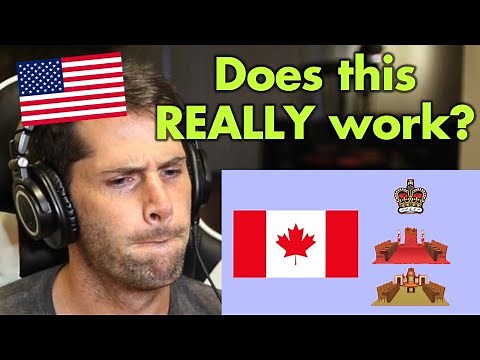 American Reacts to Canada's Government Explained