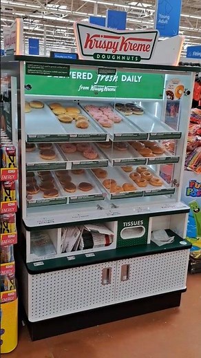 New Krispy Kreme Fresh Doughnuts Displays Arrive at Walmart