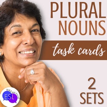 Plural Nouns GRAMMAR TASK CARDS for Adult ESL