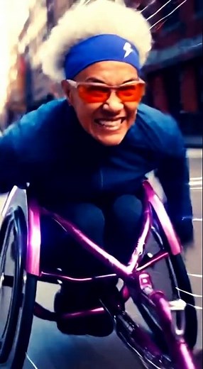 Elderly Wheelchair Race 💥 Seniors Go Full Speed | Comic-Realistic #aicontent #viralvideo