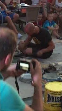 The greatest techno street drummer of all time!!
