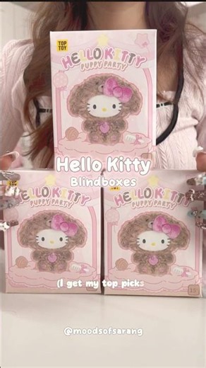 Hello Kitty Blindbox 🐰 #hellokitty #blindbox #sanrio #pink #kawaii