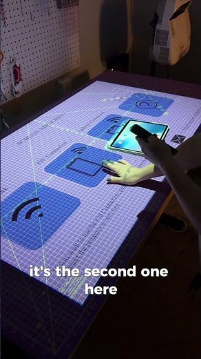 Connect the Yoton projector to your iPad! #projectorsewing #yoton #sewingroom #setup #ipad