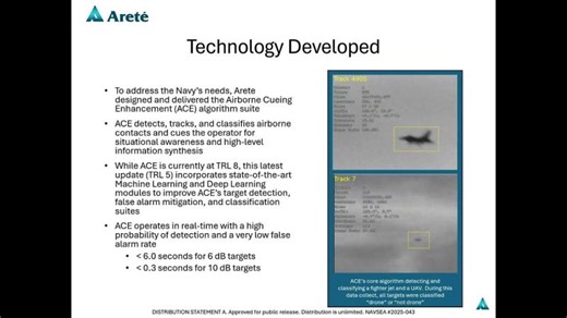 Arete s Navy STP Tech Talk on ACE | Navy SBIR Transition Program (Navy STP)