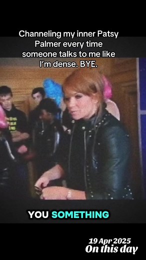 Patsy Palmer Confrontation: