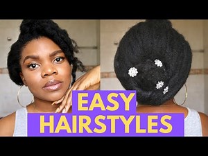 EASY 4C HAIRSTYLES TUTORIAL FOR MEDIUM TO LONG NATURAL HAIR