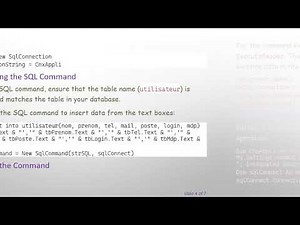 Resolving the Insert TextBox Data into Database Issue in VB.NET