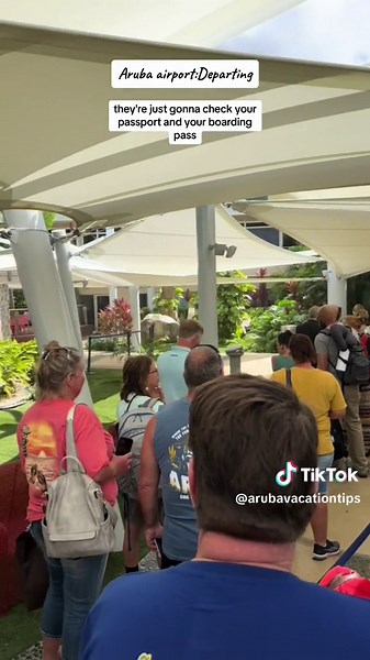 Here is a breakdown of what to expect when leaving Aruba! Pack your patience! #aruba #arubavacationtips #onehappyisland #airport #airportlife #CapCut