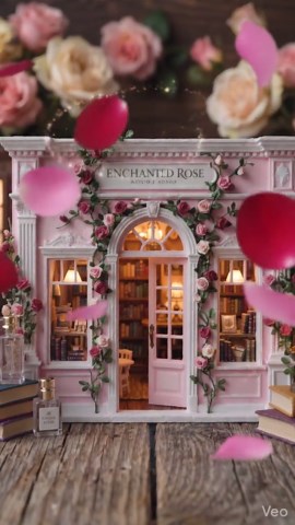 Personalized Romantic Bookshop Sign, Romantic Rose Floral Library Decor, Custom Bookstore Gift - Etsy