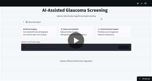 #machinelearning #deeplearning #healthcareai #medicalimaging #computervision #glaucoma #aiprojects | Vivek Sah