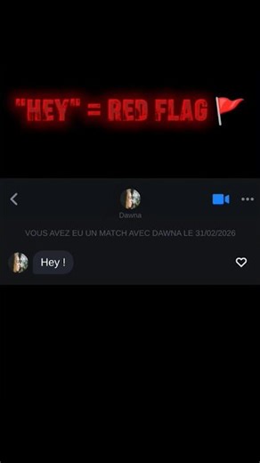 Comment répondre à un "Hey" (Red Flag) sur Tinder ? 🚩