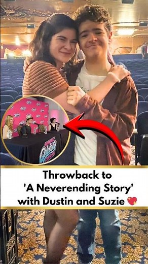 Throwback to 'A Never Ending Story' with Dustin and Suzie 💖 #strangerthings