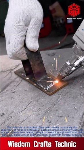 Handheld Laser Welder in Action: Handheld Fiber Laser Welding Machine Demo