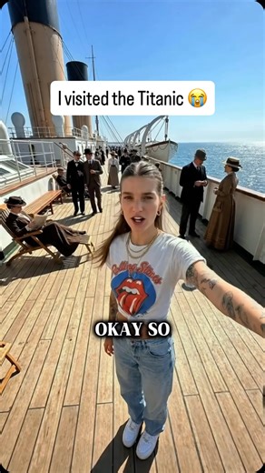Chloe VS History | I travelled to 1912 to visit the Titanic and try to warn them… but they didn’t listen 😭 #titanic #history #historytime #historyvlog | Instagram