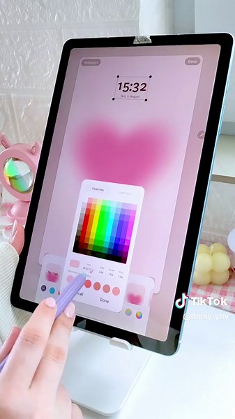 💌 customizing my tablet homescreen | tutorial on my youtube channel- yov #aesthetic #homescreenaesthetic #homescreenwallpaper #aestheticdesksetup #fypシ゚viral #aestheticdecor #homescreen #lockscreen #ios #samsung #lockscreenwallpaper