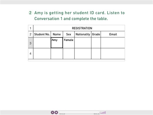 英语必修一Welcome Unit课本学习（含听力）