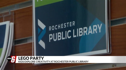 Rochester Public Library hosts Lego Party