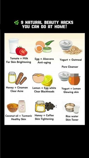 10 Simple Beauty Remedies Using Natural Ingredients 🌿✨