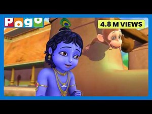 Vrindavan Ka Sabse Tasty Maakhan! 😋 | Little Krishna 🪈| Full Episode | Kids Cartoon | @PogoChannel