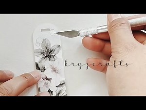 DIY Acrylic Bookmark Design Ideas | Customized Bookmark | Handmade