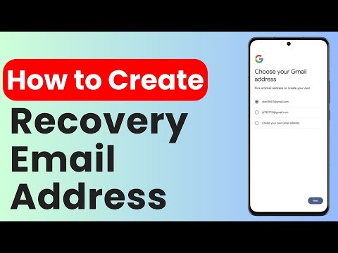 How To Create Recovery Email Address | Recovery Email Ko Kaise Banaen
