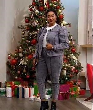 HSN model modeling jeans 06