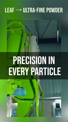 Watch Leaves Turn into Pure Powder | Advanced Grinding Technology Inside | Medikonda Nutrients