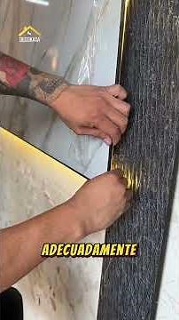 Instalación de panel de piedra Pvc