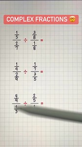 108K views · 1.7K reactions | COMPLEX MATH - Dividing Complex Fractions #complex #mathlove #mathtutor #mathematics #fractions #mathtricks #lifehacks #fypchallenge #viralreelsfb | Math Love | Facebook