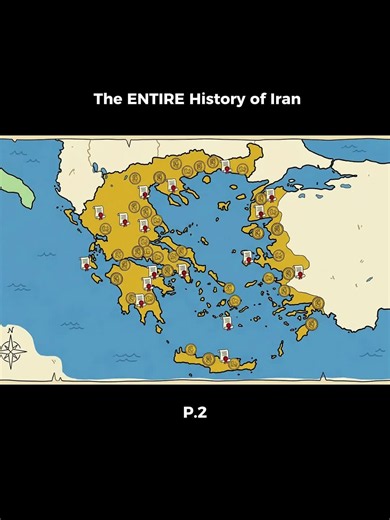 The ENTIRE History of Iran #iran #iranianhistory #historytok #ancienthistory #historyfacts