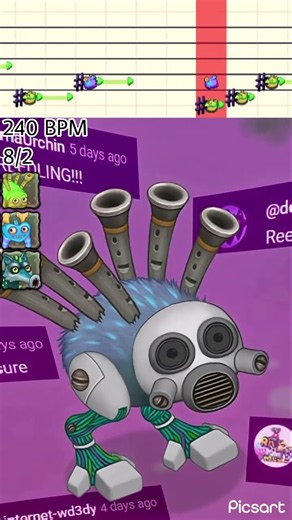 Epic Reedling - Epic Tribal island - Composer tutorial #mysingingmonsters #msmcomposer #msm