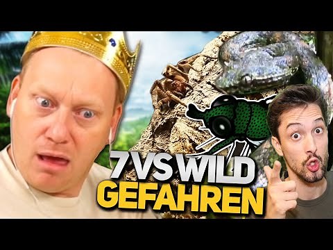 7 VS WILD GEFAHREN?! 😰 REAKTION auf "BIOLOGE WARNT VOR DIESEN TIEREN" 😂