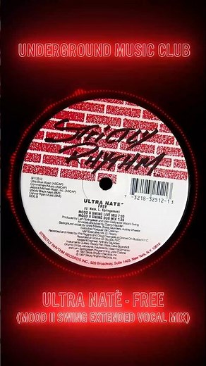 Ultra Nate - Free (Mood II Swing Extended Vocal Mix) - 1997 ‪@UndergroundMusicClub‬