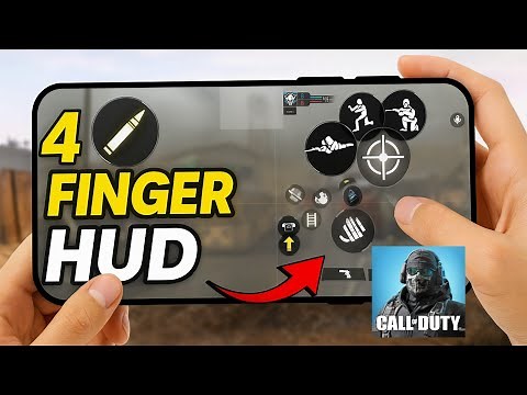 COD Mobile 4 Finger HUD Layout 2025 | Best Claw Controls & Settings for Pro Gameplay | CodHALIM YT