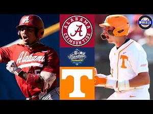 #9 Alabama vs #8 Tennessee | SEC Tournament Round 2 | 2025 College Baseball Highlights