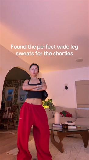 Perfect Wide Leg Sweats for Short Girls