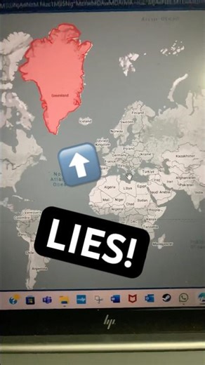 Why Your World Map Is WRONG! #shorts