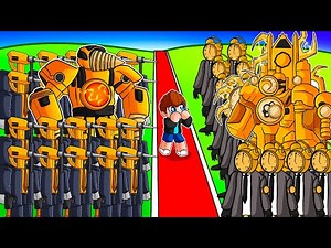 DRILLMANS VS CLOCKMANS im SKIBIDI TOILET BATTLE SIMULATOR (Roblox)
