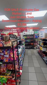 FOR SALE: High-Income Gas Station with Land – Just 30 Minutes from Downtown Houston!Asking Price: $3.5M | Seller Financing AvailableOwn this profitable gas station in a high-traffic location – with extra land for future retail strip development!Property Highlights:• Land: 39,365 sqft | Building: 3,493 sqft | Built 1998• Inside Sales: $75K/month• Gas: 17–18K gallons/month | Diesel• Lotto ATM: $2,100/month• 5 Gaming Machines: $15,000/month avg• Car Wash Rent: $1,900 | 2 Food Truck Rents: $1,800• F