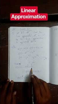 Linear Approximation - Class 12 Maths - Exercise 8.1 - qn.1