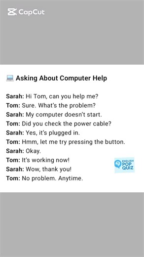 Learn English with a Simple Computer Problem 💻 #englishchallenge #easyenglisheveryday #vocabulary
