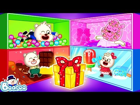 Four Colors Escape Room to Win Mystery Prize 🎁 Fun Challenges & Family Stories | Bearee Kids Show