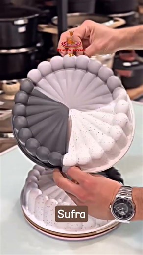 Elegant 3-Color Serving Plate 🍽️✨ | Stylish Snack & Dry Fruit Tray