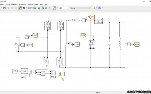 PFC Boost变换器仿真