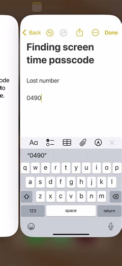 Day one of trying to find my screen time passcode
